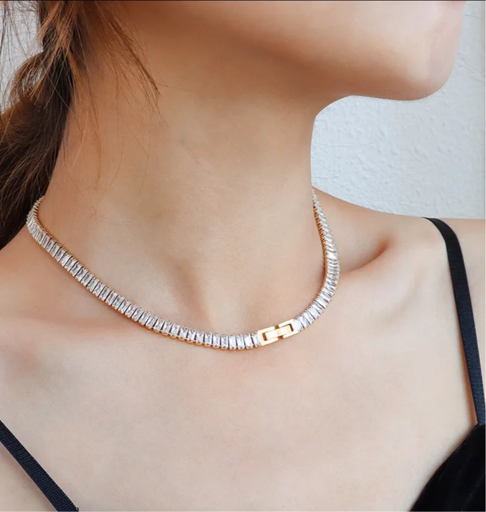 Tenis Choker- Gargantilla tenis