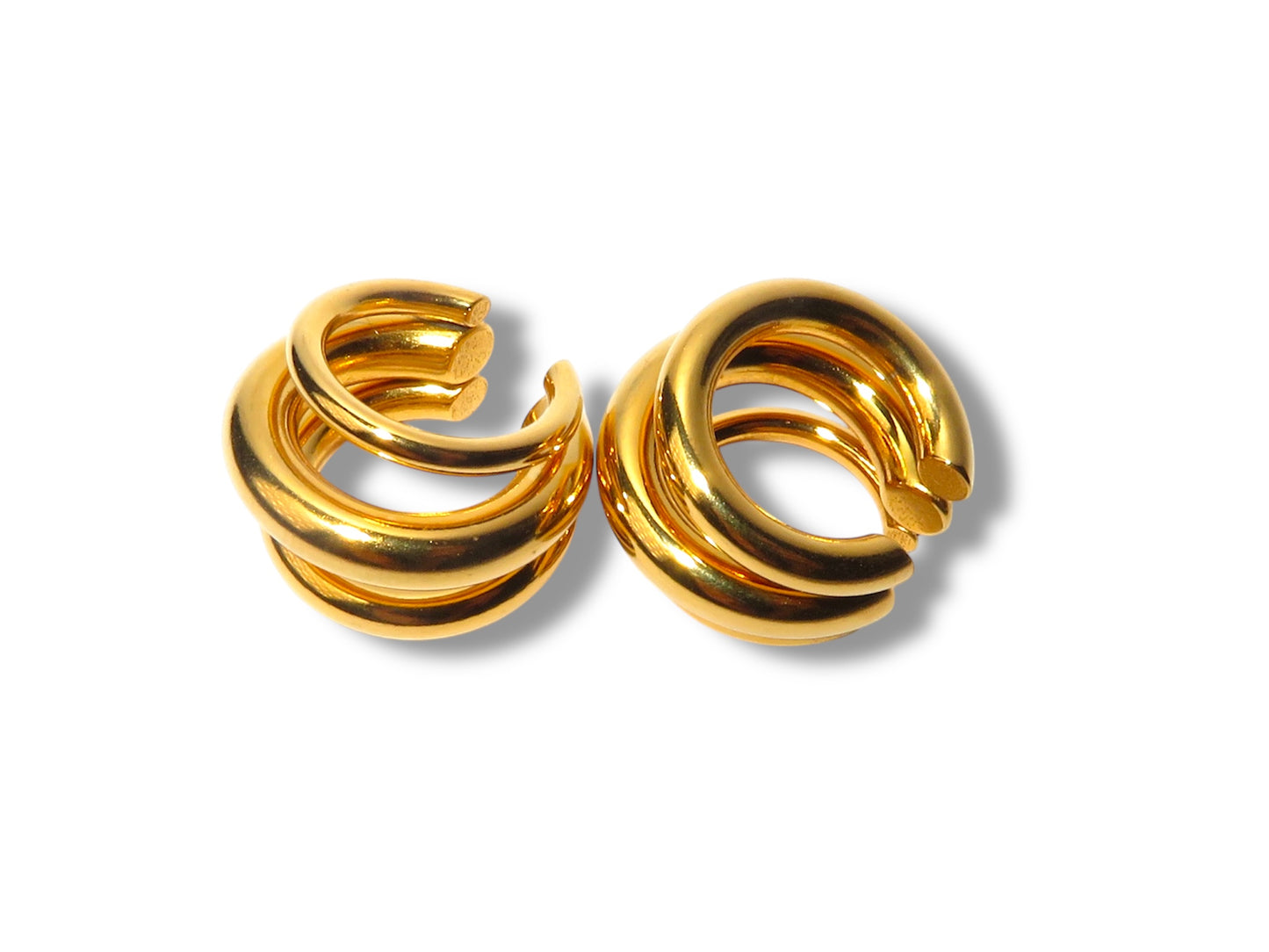 Rainbow ear cuffs