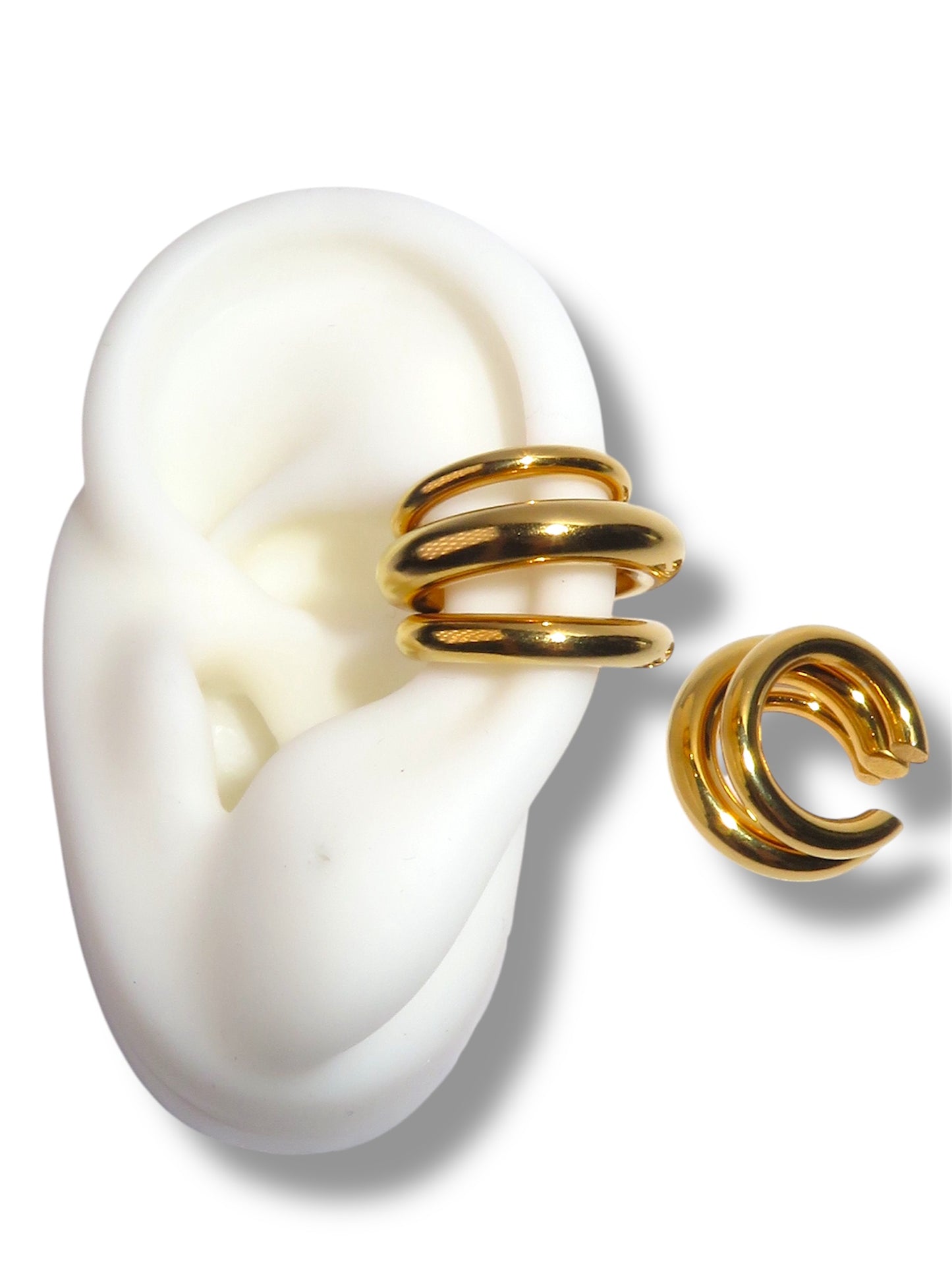 Rainbow ear cuffs