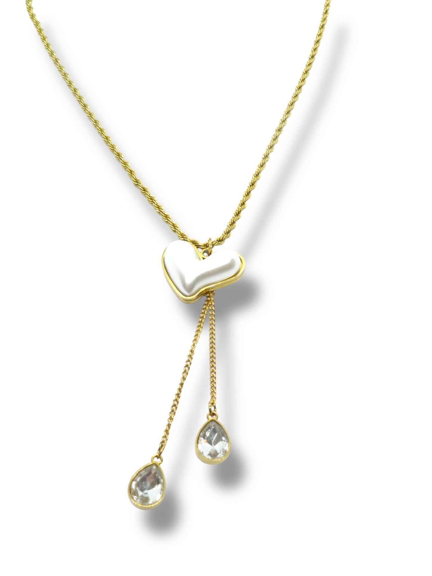 Necklaces White Heart