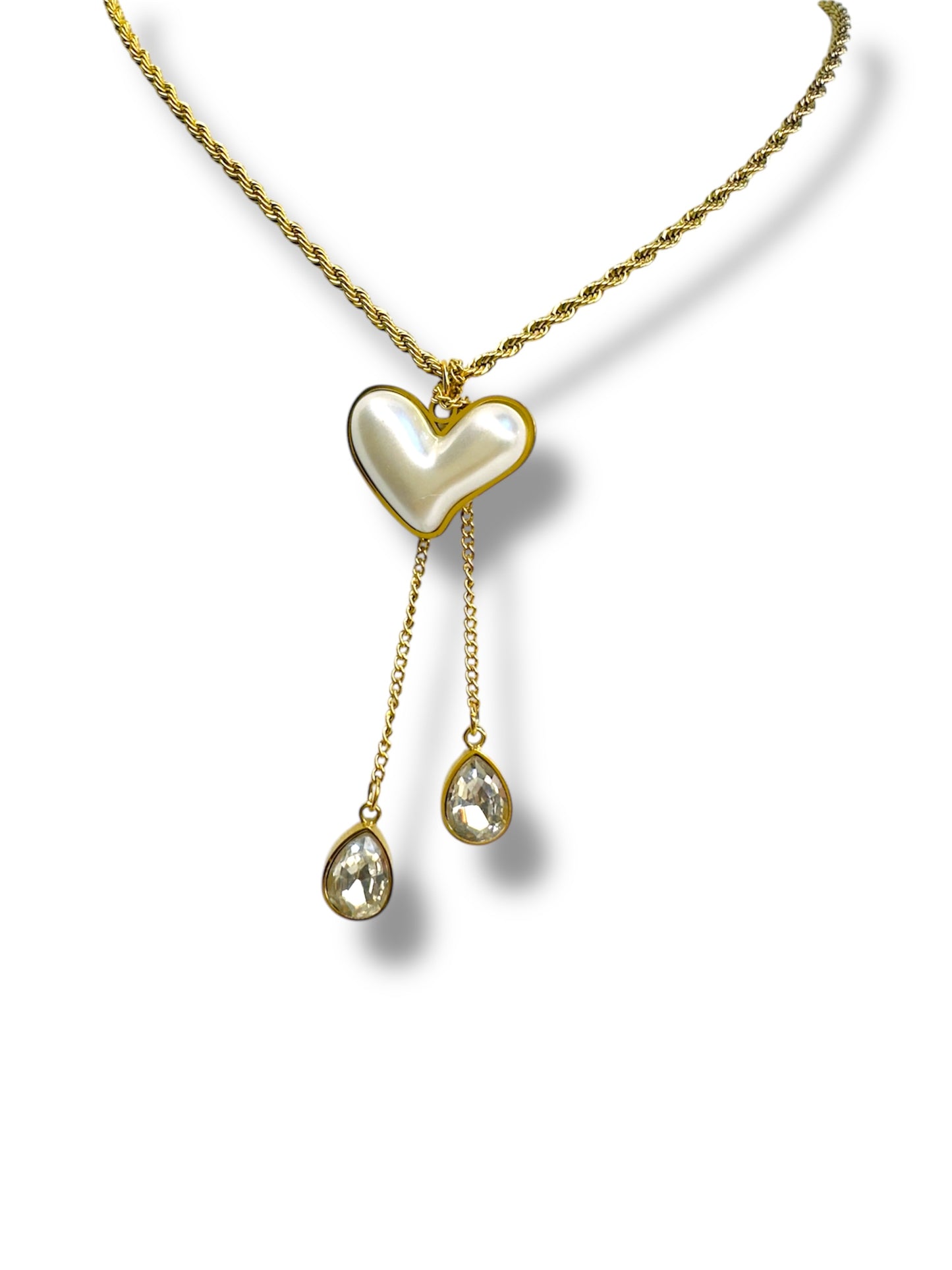Necklaces White Heart