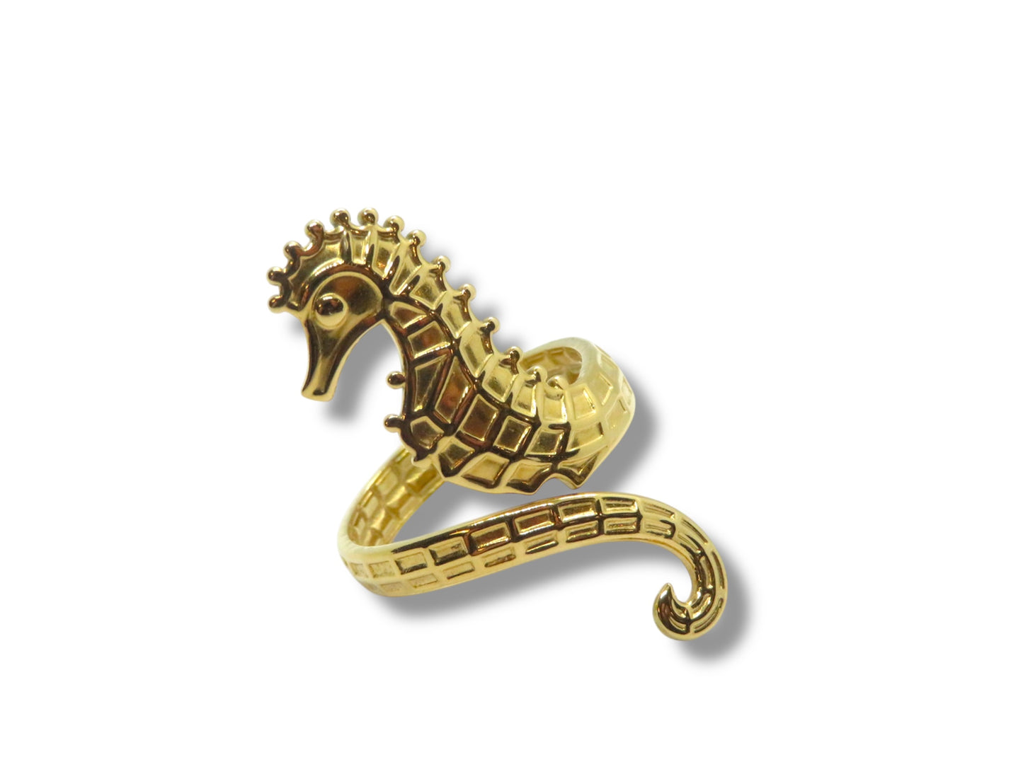 Sea horse ring- Anillo