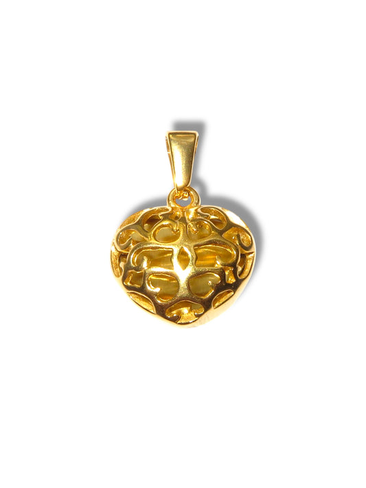 Naughty heart charm